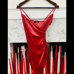 Akira Velvet Mini Dress NWT
